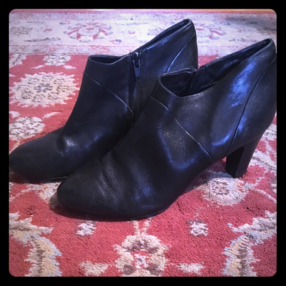 J Crew black booties